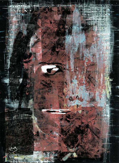 Grid II (self) - 2023 | 40,5x29,5cm | acrylic on paper
